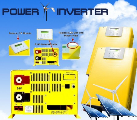 INVERSOR CARGADOR SOLAR PWM 48VDC/220VAC 6000W
